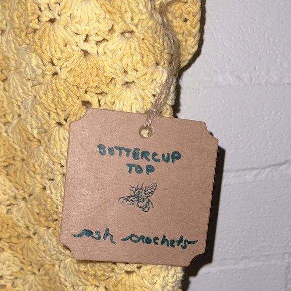 NWT Hand Crafted Crochet Boxy Top (M) - Picture 5 of 9